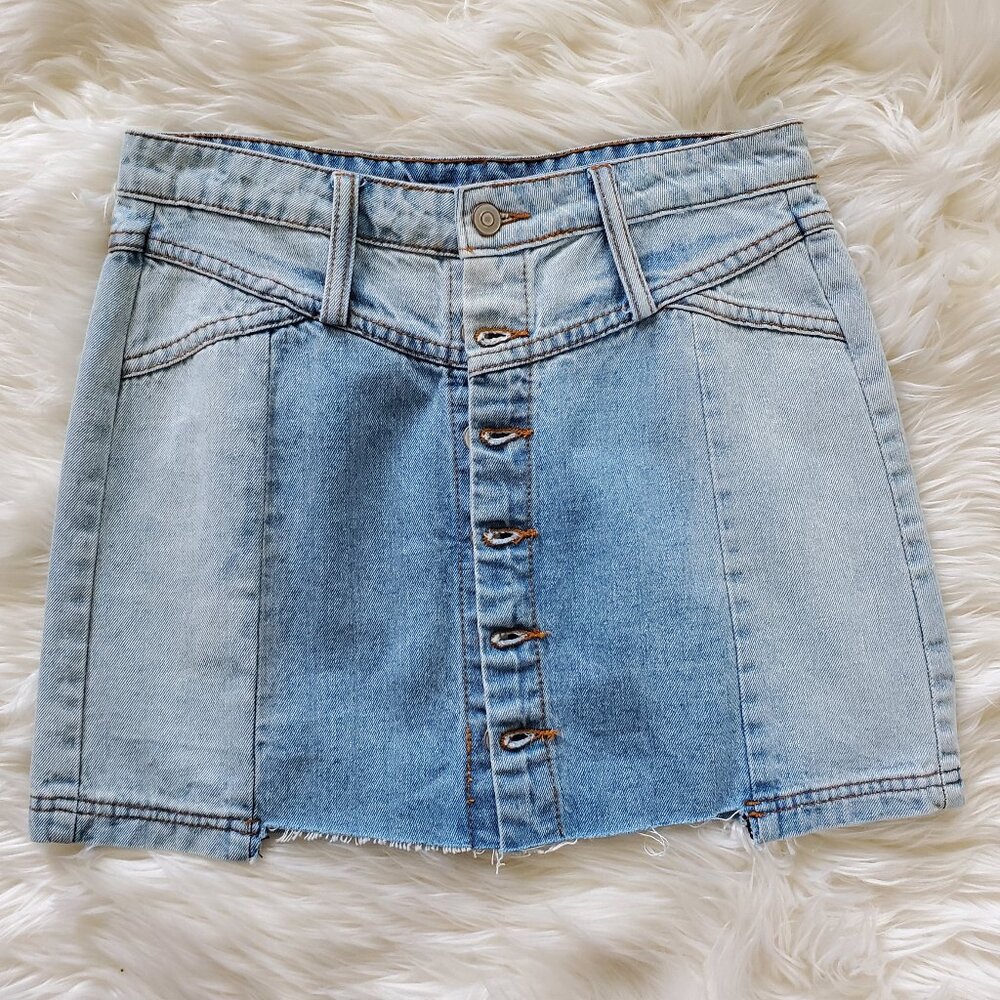 Emory Park Denim Mini Skirt SZ M